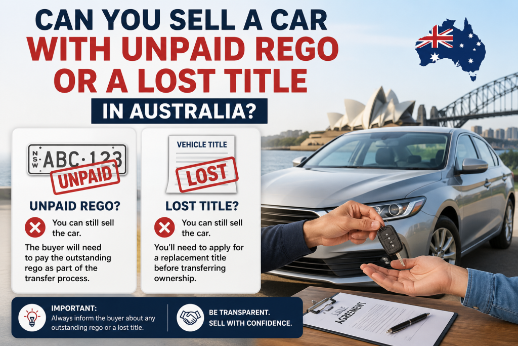 Can You Sell a Car With Unpaid Rego or a Lost Title in Australia? 